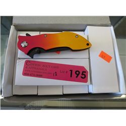 12 New folding knives - 3" blade length