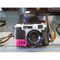 Vintage Yashica 35mm Camera w/ leather case