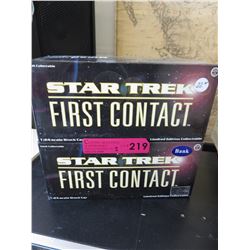 2 Scale Model Star Trek stock car banks