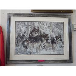 Framed print: "Crystal Forest" by Larry Fanning