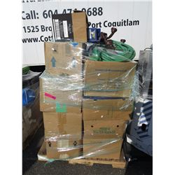 Skid of assorted household items