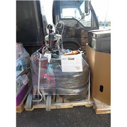 Skid of assorted used goods