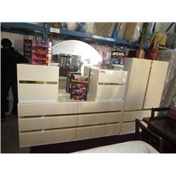 Vintage 80's 5-piece bedroom set
