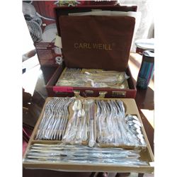 NEW - Carl Weill 78 Piece Cutlery Set in Case