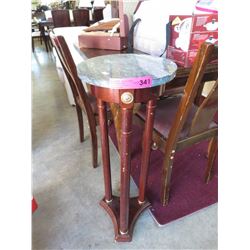 Marble top plant stand