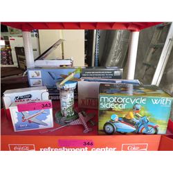 8 Collectible tin toys