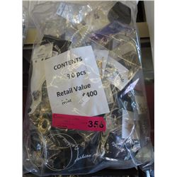 NEW - fashion jewelry wrapped for retail - 90 pcs
