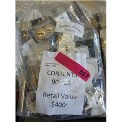 NEW - fashion jewelry wrapped for retail - 90 pcs