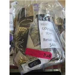 NEW - fashion jewelry wrapped for retail - 90 pcs