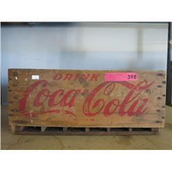 Vintage wood Coca-Cola crate