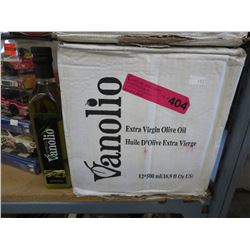 Case of Vanolio extra virgin olive oil