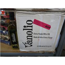 Case of Vanolio extra virgin olive oil