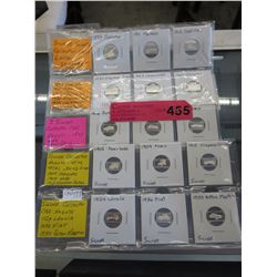 15 Silver "Classic Car" collector bars