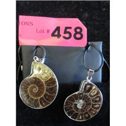2 New Ammonite pendants