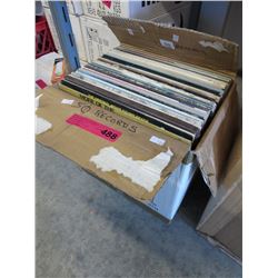 Vintage LP records, approx. 50
