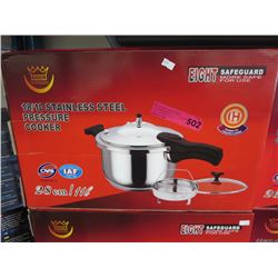 NEW - Stainless steel pressure cooker