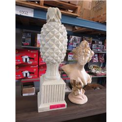2 Cast statuettes