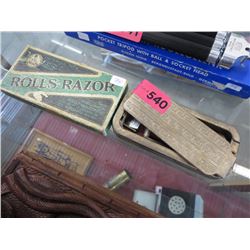 Vintage Rolls Razor with original box