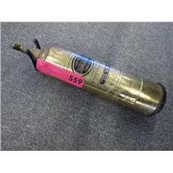 Vintage hand pump fire extinguisher