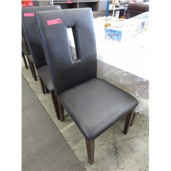 NEW - Contemporary Leather Dining Chair