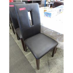 NEW - Contemporary Leather Dining Chair