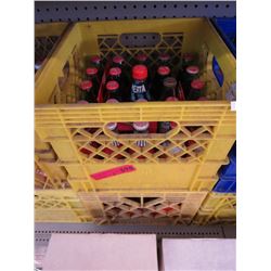 2 Milk crates of soft drink bottles