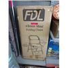 Image 1 : 4 Bronze metal folding chairs