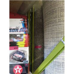Shag area carpet - brown & beige