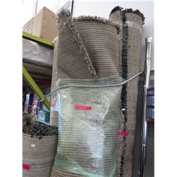 Shag area carpet - brown