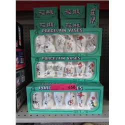 25 Sets of porcelain miniature vases
