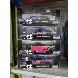 4 Scale model Revell race cars