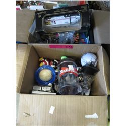 2 Boxes of  assorted collectibles & toys