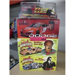 4 x 1:24 Scale stock car models