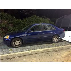 2001 Honda Civic 4-door sedan - standard