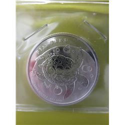 2013 -  1 oz. .999 Silver uncirculated Fiji dollar