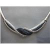 Image 1 : Diamond Omega link style chain necklace set