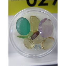 Gem Jar: Various High Quality Cut Gemstones