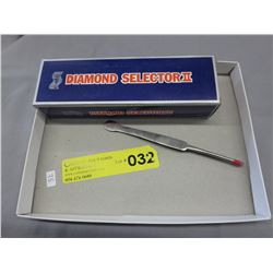 New Diamond Tester in box & jeweler's tongs