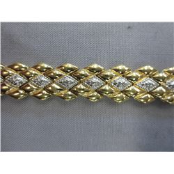 Sterling silver & Diamond tennis bracelet