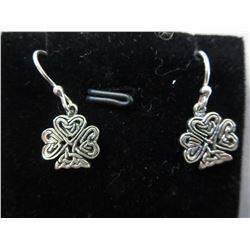 New French hook Celtic Shamrock earrings