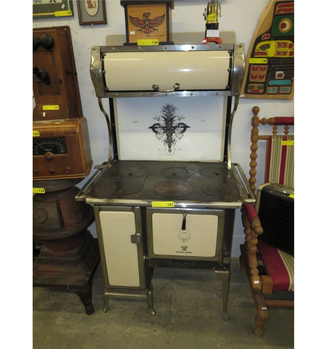 Vintage Claire Jewel wood stove
