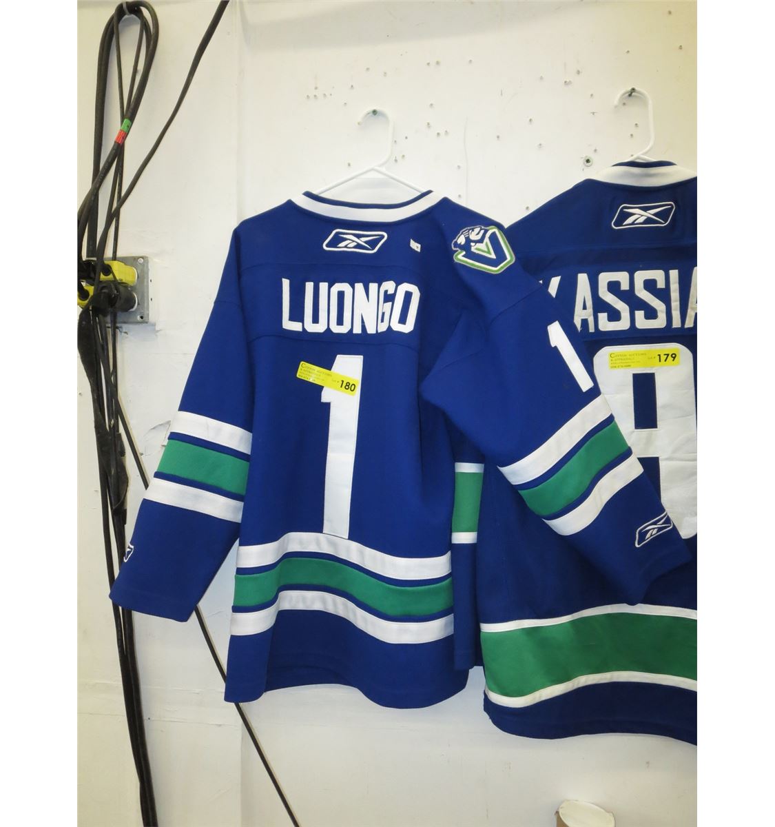 vancouver canucks luongo jersey