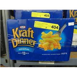4 Cases of Kraft Dinner Original