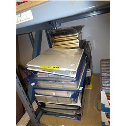 15 Binders of hockey trading cards & photos