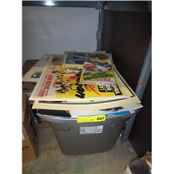 Tote of DVD movies, approx. 100