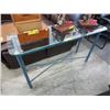Image 1 : Glass top parsons table