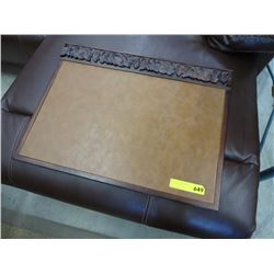 Bombay Company leather topped desk pad