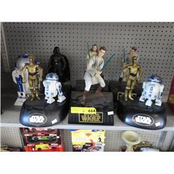 6 Star Wars banks & 1 cassette player