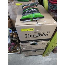 3 Cases of Hardbite Jalapeno potato chips
