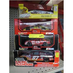 4 Scale model NASCAR stock cars